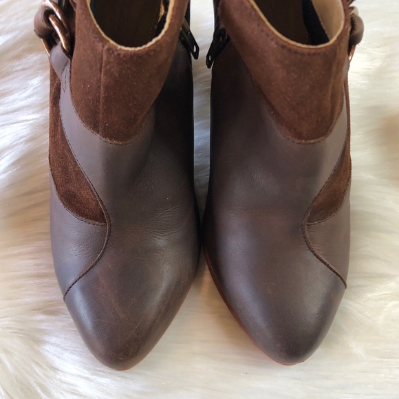 J Shoes Sienna Wrap Dark Brown Ankle Boots 40 - Picture 9 of 15